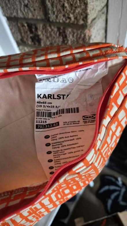 Photo of free Feather filled large cushion (Guildford GU1) #2