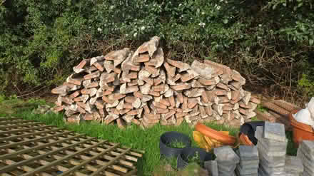 Photo of free red brick edging stones (Aldeburgh IP15) #3