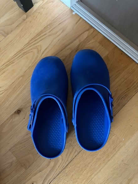 Photo of free Blue plastic clogs EU 38 (L1) #1