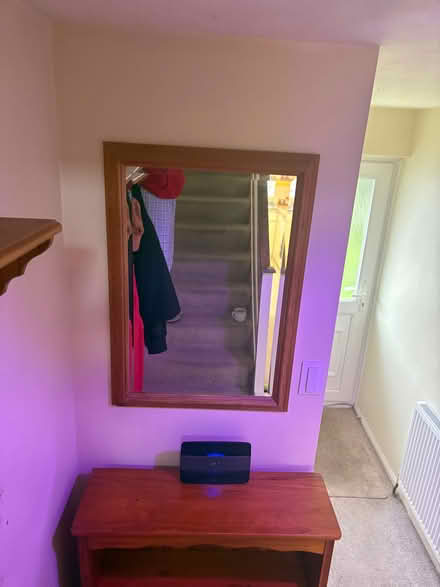 Photo of free Mirror with wooden frame. (Durrington BN13) #1