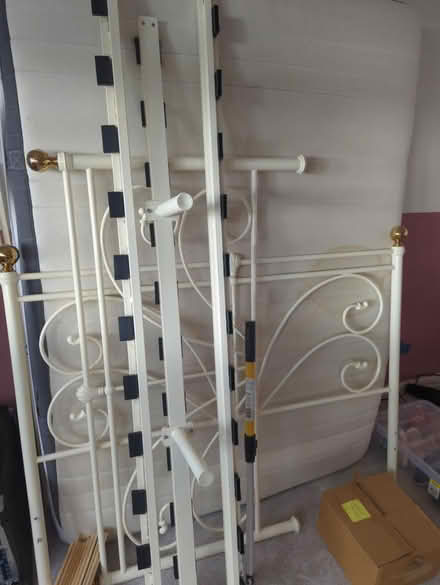 Photo of free Scrap metal bedframe (Eastcote Village HA5) #1