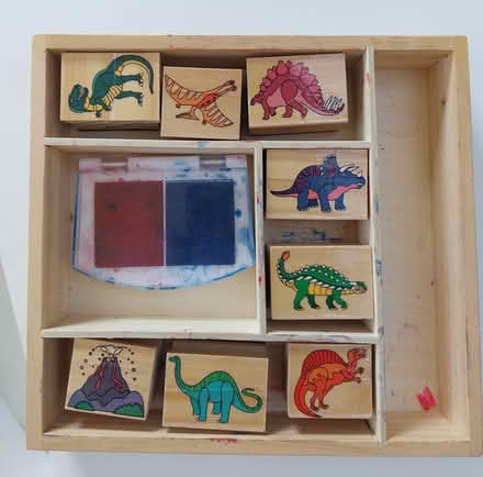 Photo of free Wooden printing blocks - dinosaurs (Orpington BR6) #1