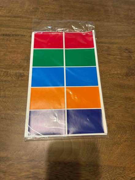Photo of free Selection of multicolour labels (Surbiton KT5) #1