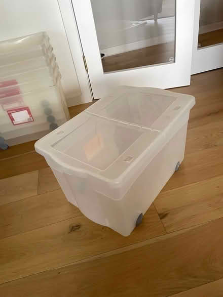 Photo of free Plastic wheeled containers plastic with lids (Crouch End N6) #2
