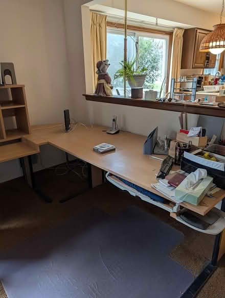 Photo of free HUGE desk that can be split into 2 (River Plaza area) #2