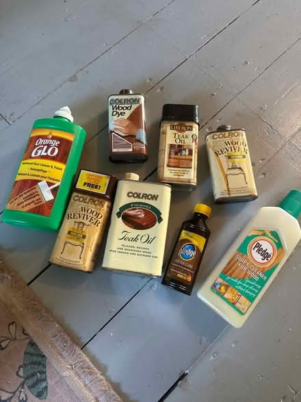 Photo of free Partly used wood care products (Clapham, Bedford) #1
