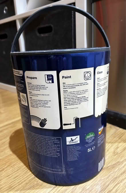 Photo of free 5L Magnolia Matt Paint (Winnersh RG41) #2