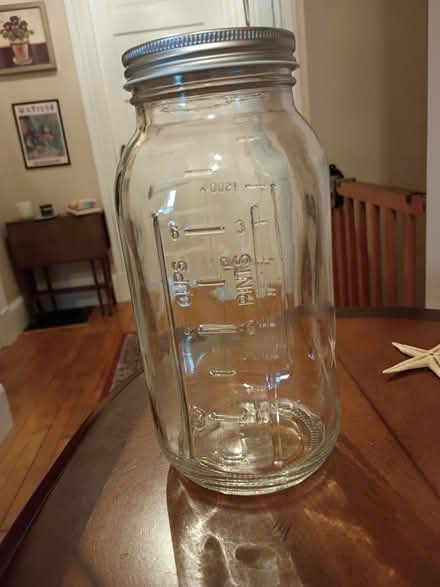 Photo of free 64 oz mason jar new (Near Waltham Library) #1