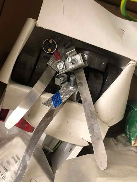 Photo of free Box of assorted electrical DIY items (Wood Farm OX3) #2