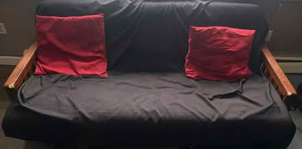 Photo of free Wooden futon (Burlington MA) #1