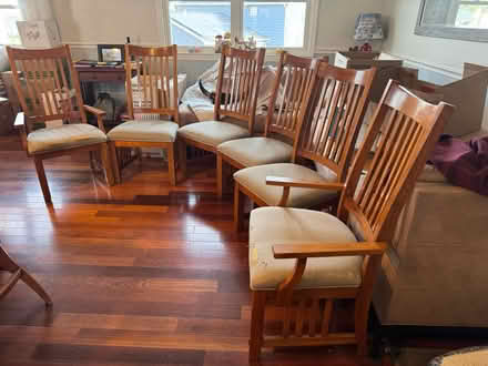 Photo of free Dining room table, chairs and hutch (Arnold) #4