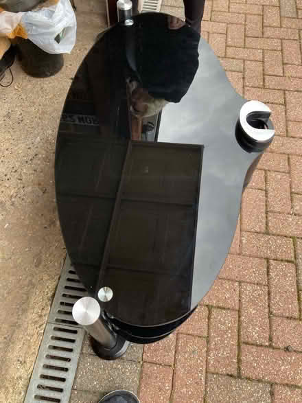 Photo of free Glass tv stand (Corringham SS17) #2