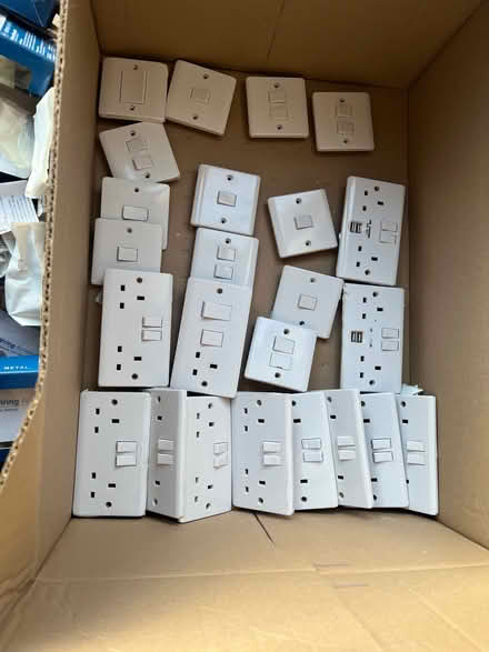 Photo of free Various light switches and socket covers (Stannington Park (former St. Mary's Hospital) NE61) #2