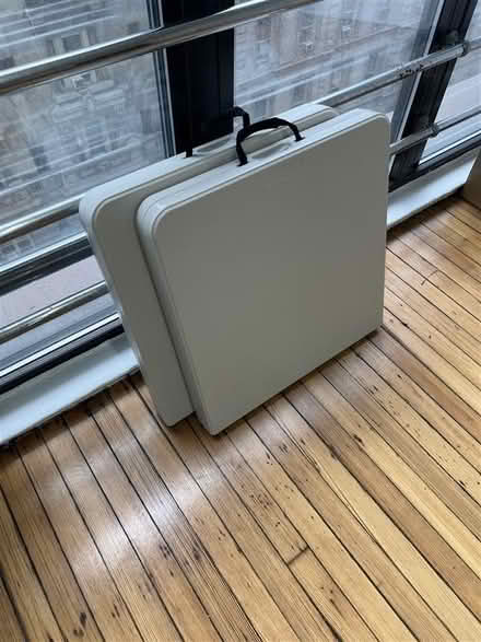 Photo of free Two Folding Tables (Herald Square) #1