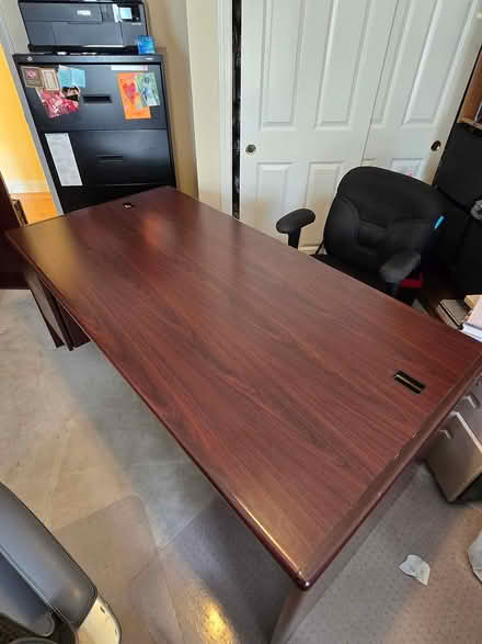 Photo of free Office Desk and Credenza (Dunstable) #1