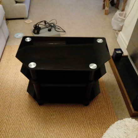 Photo of free Tv and table stand (East Manchester) #2
