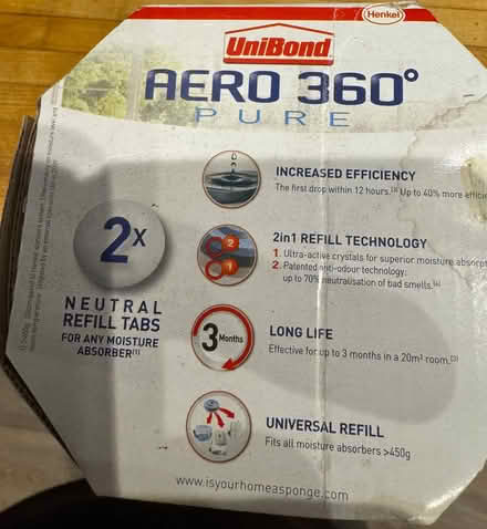 Photo of free Unibond Aero 360 dehumidifier blocks (Leighton Buzzard LU7) #2