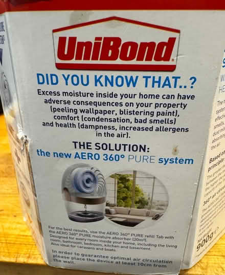 Photo of free Unibond Aero 360 dehumidifier blocks (Leighton Buzzard LU7) #3