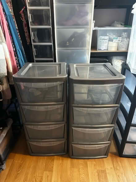 Photo of free 2 plastic storage drawers (Burton upon Trent. A444. DE15) #1
