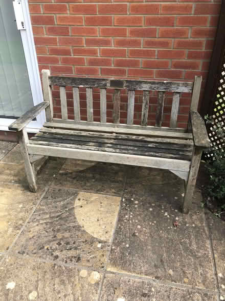 Photo of free Garden bench (Wood Farm OX3) #1