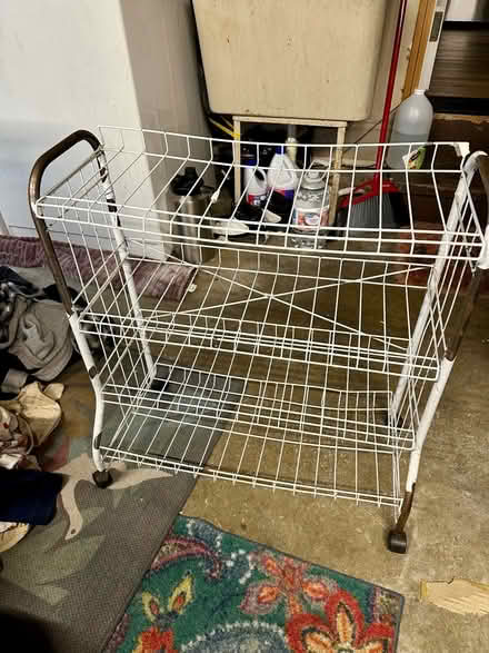 Photo of free Wire 4 shelf cart (Lawrence and Pruneridge) #1