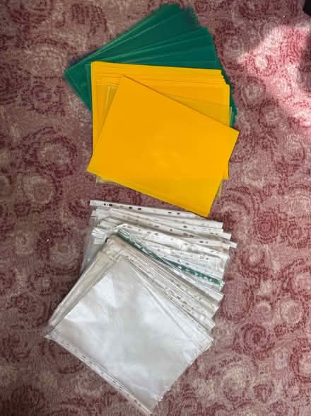 Photo of free Plastic Document sleeves & folders (Broadstairs CT10) #1
