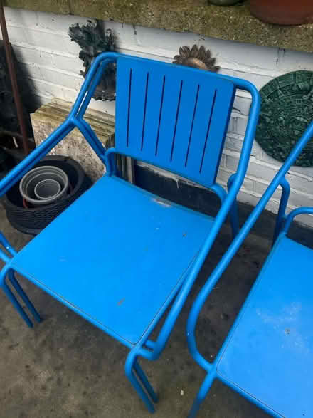 Photo of free Garden chairs x 2 (Battersea SW11) #2