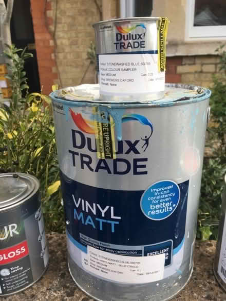Photo of free Various tins paint and varnish (New Marston OX3) #3