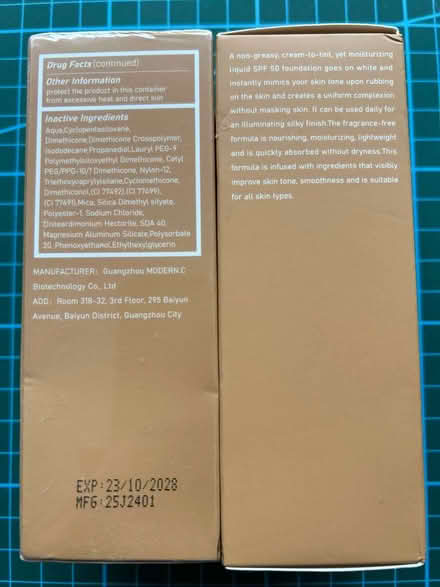 Photo of free Colour Changing Foundation (Penn HP10) #3