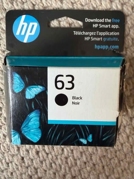 Photo of free HP #63 Black Ink Cartridge (Evanston - Central/Green Bay) #1