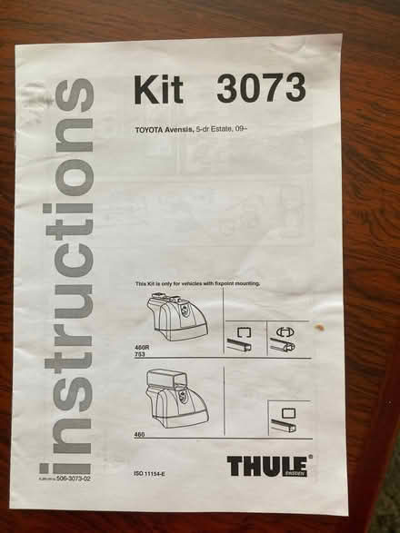 Photo of free Atera roof bars with Thule kit 3073 (Toyota Avensis) (Priest Weston SY15) #3