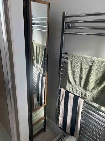 Photo of free Tall boy wooden with mirror (Catshill Bromsgrove) #2