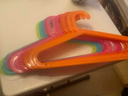 Photo of free Collection of 12 children’s coat hangers (Bedford MK42) #1