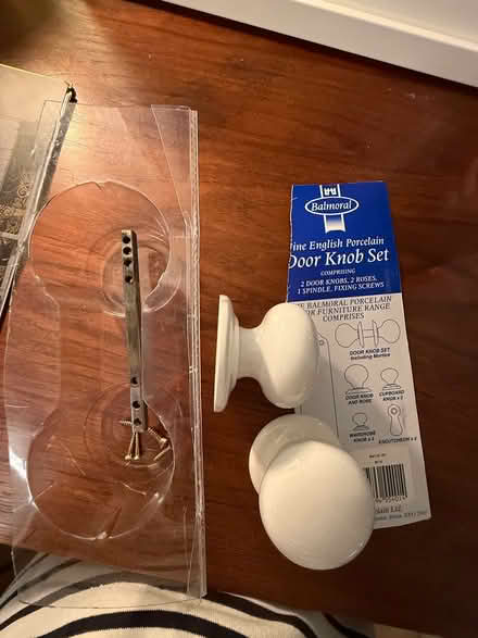 Photo of free Porcelain door knob white (Clive Vale, TN35) #2