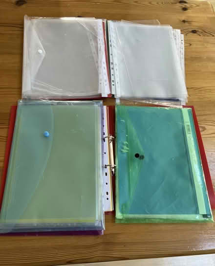 Photo of free Plastic folders/page protectors (Lee-on-the-Solent PO13) #1