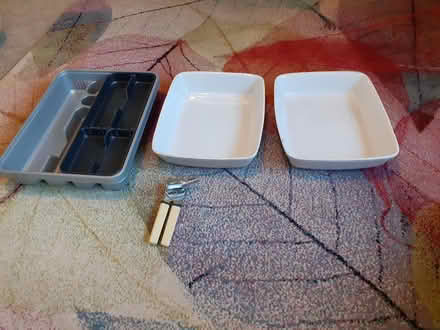 Photo of free Lasagne Dishes and Cutlery Trays (Hertford Heath SG13) #1
