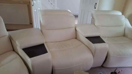 Photo of free Large Recliner sofa leather (Byfleet KT14) #1