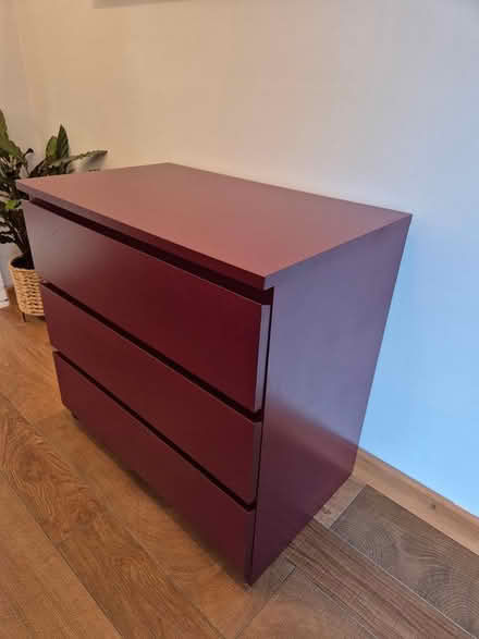 Photo of free Ikea Malm 3 drawer unit (Wrestlingworth) #2
