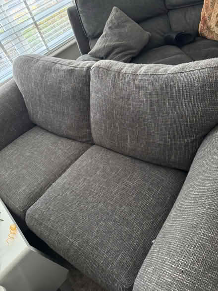 Photo of free Grey Cuddle Chair and 2 Seater Sofa (Ardler DD2) #1