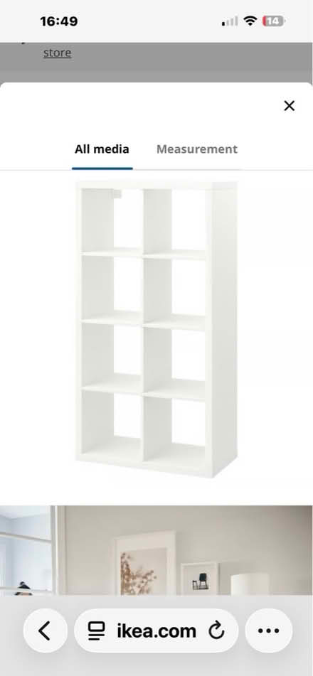 Photo of IKEA Kallax 8 cube unit (Letchworth SG6) #1