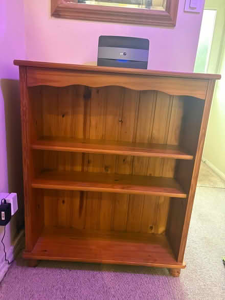 Photo of free Wooden book shelf. (Durrington BN13) #2