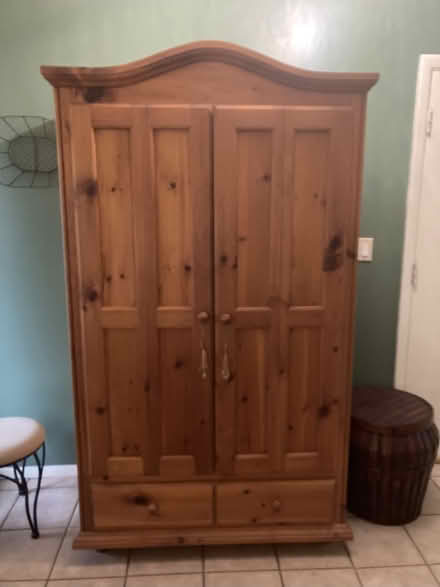 Photo of free Large Hutch for TV (East side. Mentor.) #1