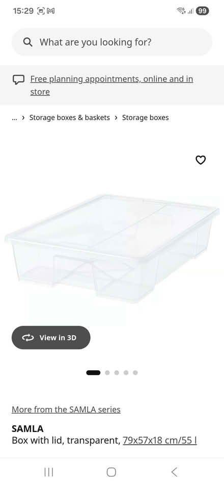 Photo of free 4 IKEA under bed storage boxes with lids (Twyford RG10) #1