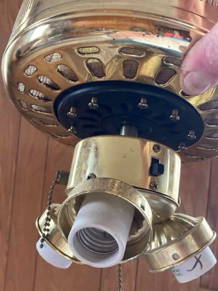 Photo of free 42” ceiling fan/ light (Winsted) #1