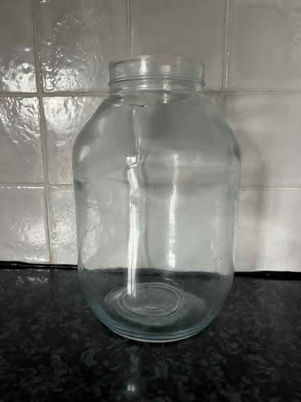 Photo of free Large Glass Jar Vase (Mitcham CR4) #1