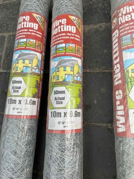 Photo of free Wire netting 50mm 10m x 0.6m (Haldens AL6) #2