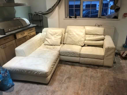 Photo of free White sectional l sofA (Heston TW5) #2