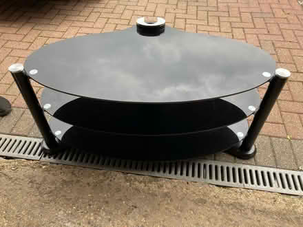 Photo of free Glass tv stand (Corringham SS17) #3