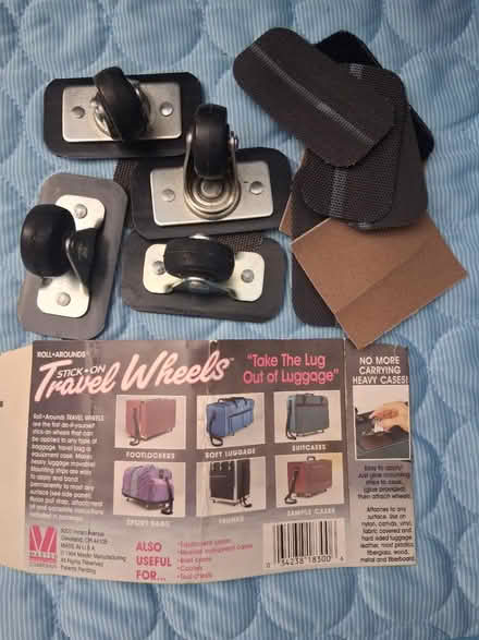 Photo of free Stick- on Travel Wheels (West Harlem) #1