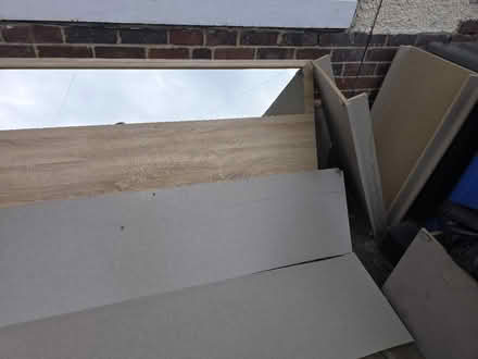 Photo of free Wooden board wardrobe door mirror (DE24) #3